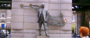 „Die Sache der Arbeit ist die Sache Irlands – die Sache Irlands ist die Sache der Arbeit.“ James-Connolly-Denkmal am Gewerkschaftshaus in Dublin. (Foto: Melina Deymann)