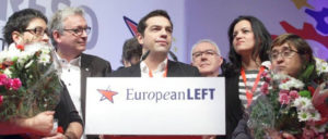 Da schien die Welt noch in Ordnung: Tsipras 2014 bei einem Kongress der Europäischen Linkspartei (Foto: ELP)