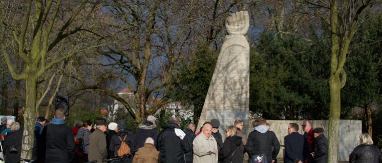 In vielen Städten der Republik fanden auch in diesem Jahr Veranstaltungen – wie hier in Berlin – zum „Holocaust-Gedenktag“ statt. (Foto: Gabriele Senft)
