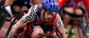 Im Krieg verwundet und dann voll durchgestartet: Rollstuhlfahrer bei den Invictus Games 2016 in Orlando, Florida (Foto: Bundeswehr/Sebastian Wilke)