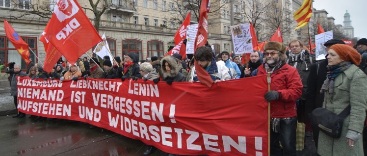 Luxemburg-Liebknecht-Lenin-Demo 2017 (Foto: Tom Brenner)