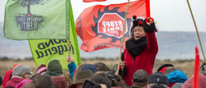 Protest gegen Braunkohleabbau im Hambacher Forst (Foto: Hubert Perschke/ r-mediabase.eu)