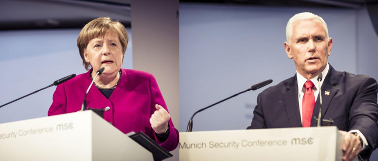 Bundeskanzlerin Angela Merkel und US-Vizepräsident Mike Pence (Foto: MSC / Kuhlmann)