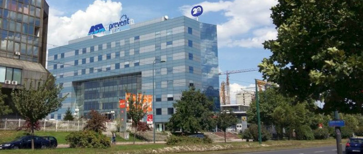Prevent-Zentrale in Sarajevo (Foto: [url=https://de.wikipedia.org/wiki/Prevent-Gruppe#/media/File:Prevent_BH_headquarters_1.jpg]Combi2000[/url])