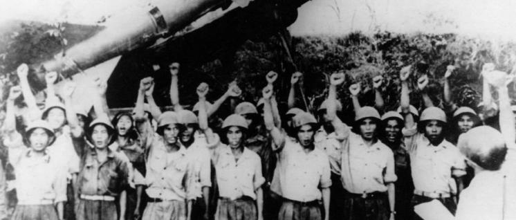 Vietnam: Soldaten einer Raketen-Batterie (Foto: public domain)