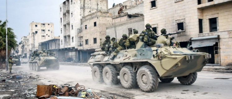 Russische Streitkräfte in Aleppo (Dezember 2016). (Foto: Verteidigungsministerium der Russischen Föderation )