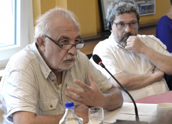 Herwig Lerouge von der PTB und Gavriel Pinson von der PdAS