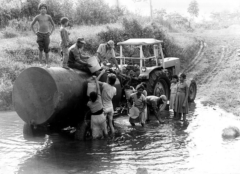 Berndt Koberstein war in Wiwili als Bauleiter am Bau einer Trinkwasserleitung beteiligt. In weiten Teilen des Landes musste Wasser noch im Tankwagen transportiert werden.