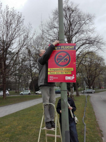 Plakatierung in München