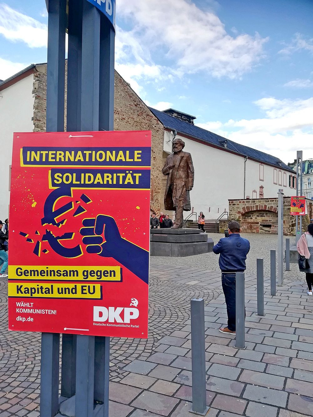 Wahlplakat in Trier