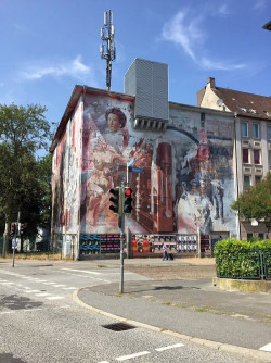 Iltisbunker in Kiel: Das Gemälde von Shahin Charmi soll, geht es nach dem Willen der Stadtverwaltung, ersetzt werden