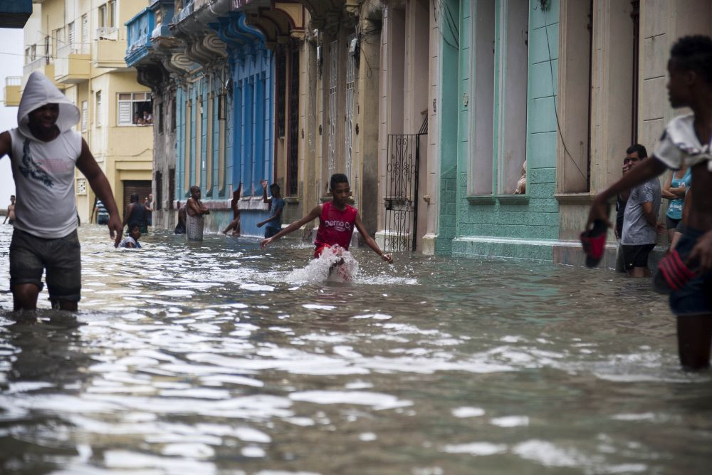 Aufräumarbeiten nach Hurrikan Irma