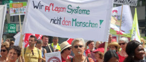 Pflegekammern würden den Kampf der Beschäftigten für mehr Personal in der Pflege nicht voranbringen. (Foto: Werner Sarbok)