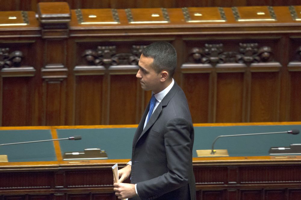 Stehen nach den Wahlen vor dem Scherbenhaufen seiner Rechtspolitik: Luigi Di Maio und seine Fünf-Sterne-Bewegung (Foto: Camera dei deputati).