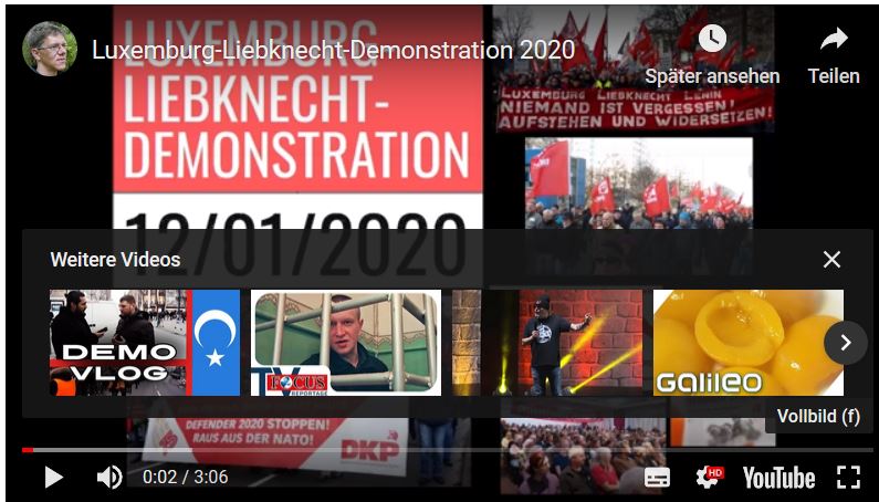 LLLDemo youtube - Film zur Luxemburg-Liebknecht-Demo online! - - Blog