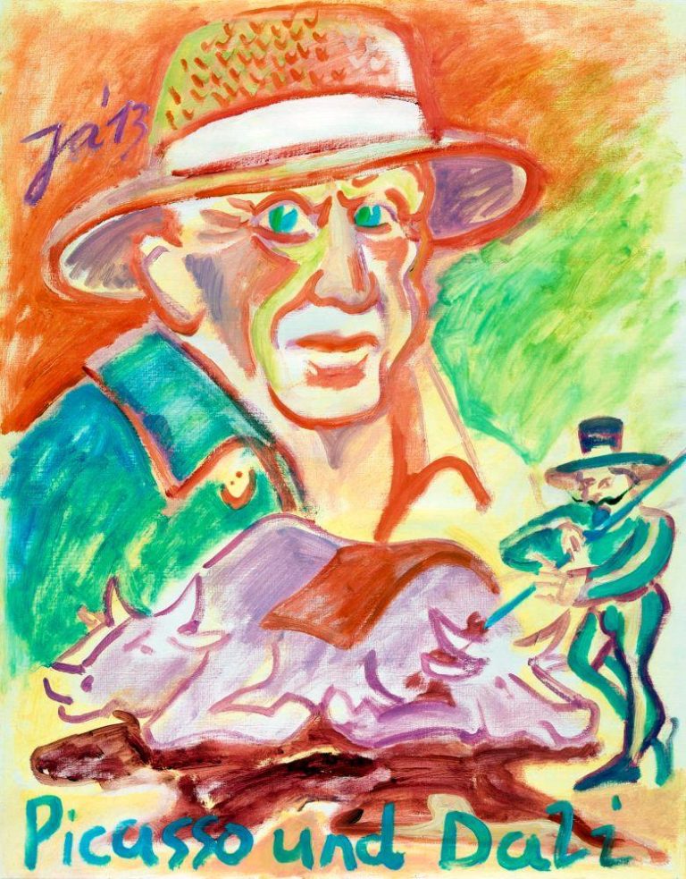091101 Dali 38 Zeitung - Phantasie und Farbe - Picasso - Kultur