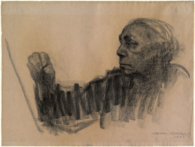 Kathe Kollwitz Self portrait NGA 1943.3.5217 - „Schönheit ist Wahrheit“ - Malerei - Malerei