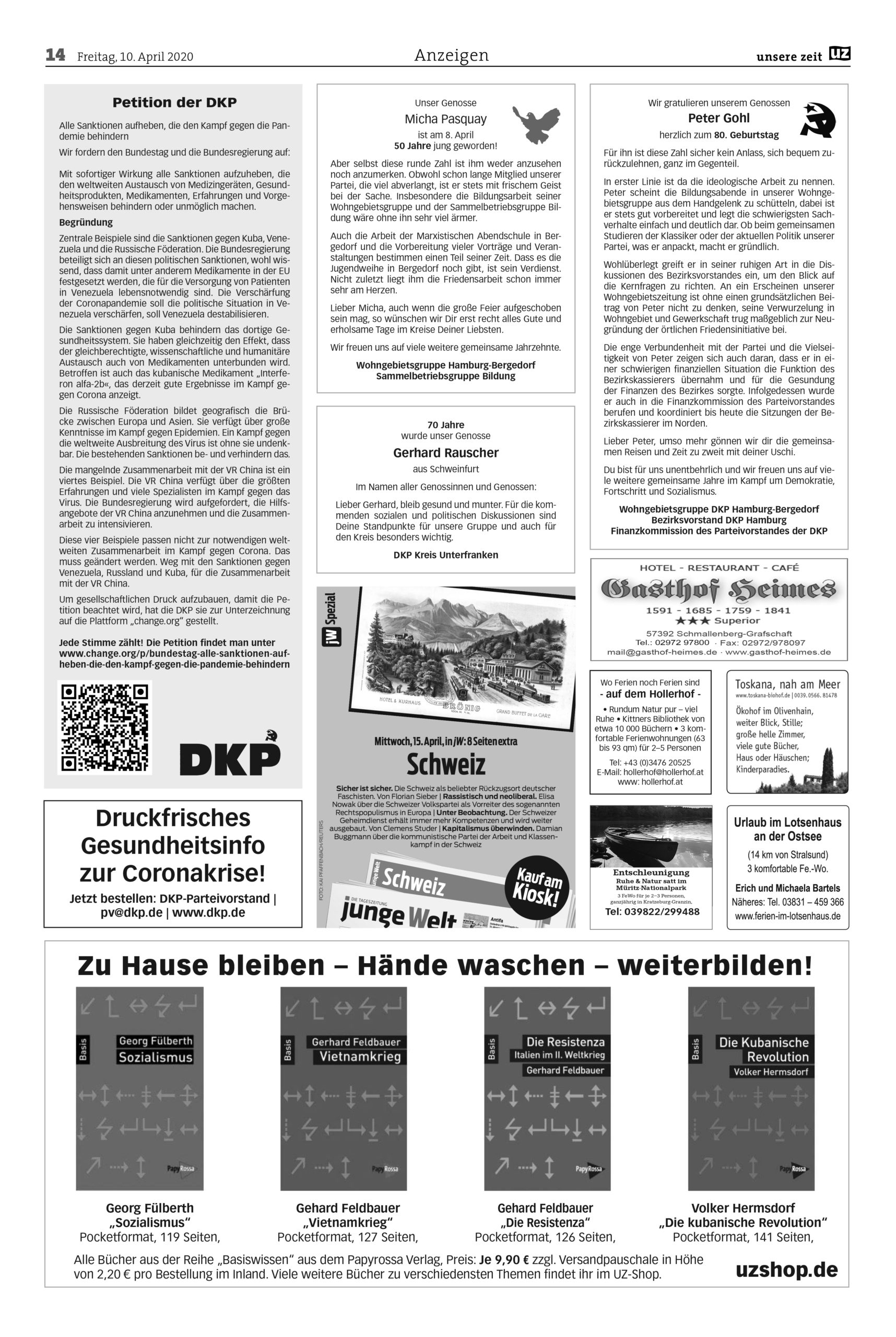 UZ 15 14 scaled - Anzeigen 2020-15 - UZ vom 10. April 2020 - UZ vom 10. April 2020