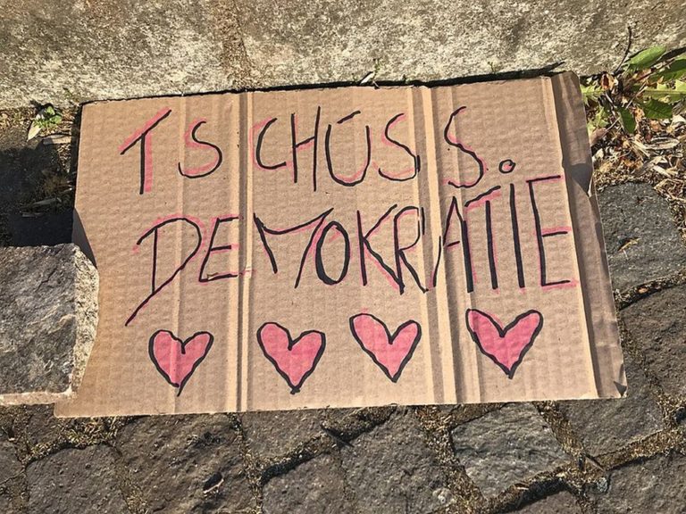 800px CoronaDemokratieHauk - Verwirrte und Verwirrer - Coronavirus, Proteste - Hintergrund