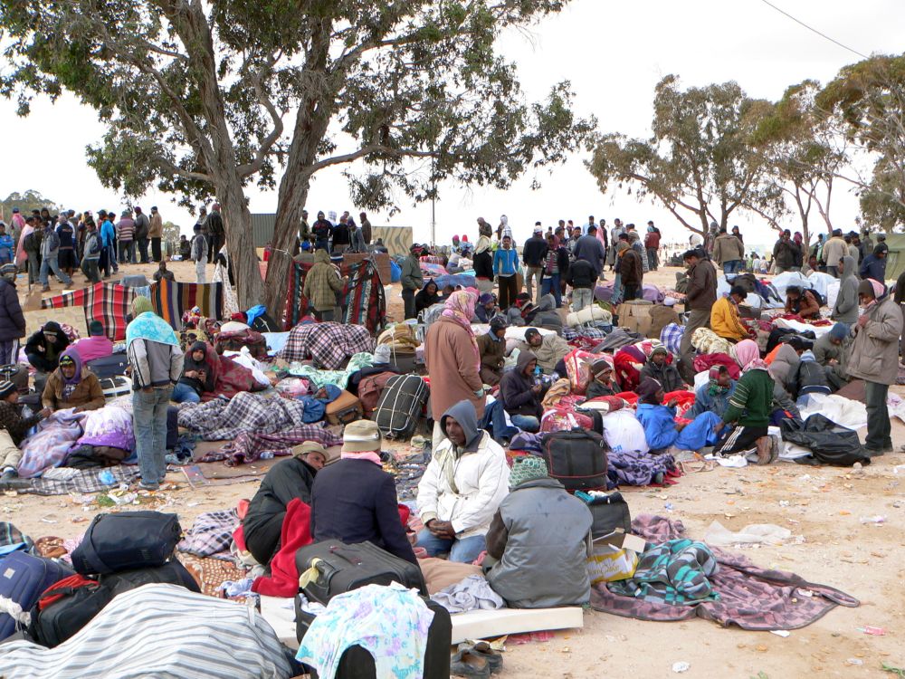 Refugie Choucha Tunisia 1 - Scheinbar verbessert - Marxismus - Theorie & Geschichte