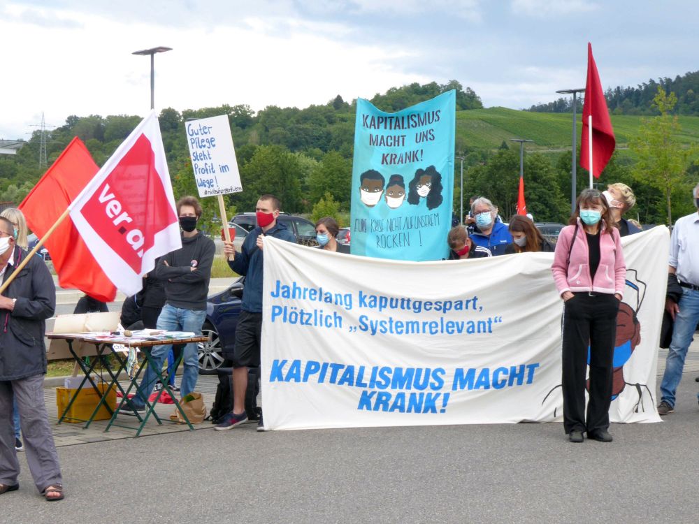 300302 - Gemeinsamer Protest - Coronavirus, Proteste - Wirtschaft & Soziales