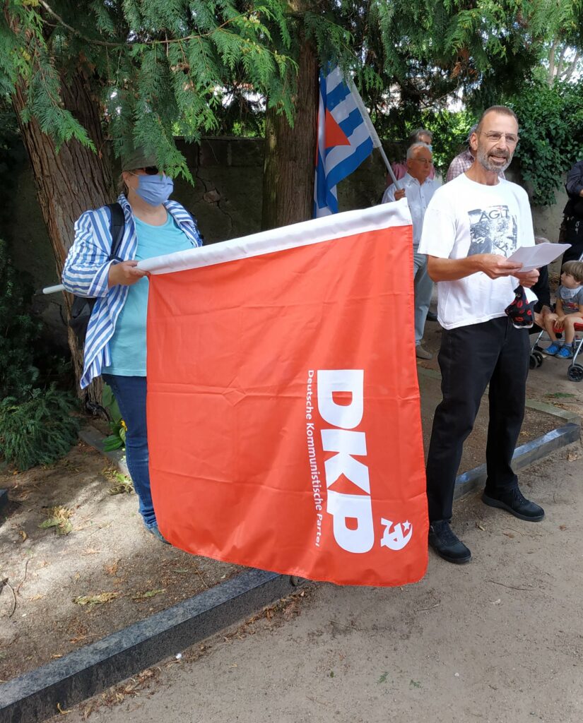 Axel 2 1 - Antifaschistische Manifestation am Wilhelm-Hammann-Grab - DKP, Geschichte der Arbeiterbewegung - Blog