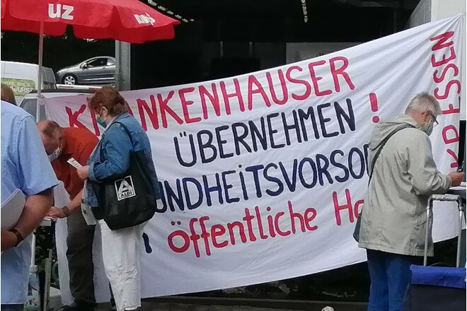 essen - DKP gegen Krankenhausschließung - DKP, Krankenhaus, Unterschriftensammlung - Blog