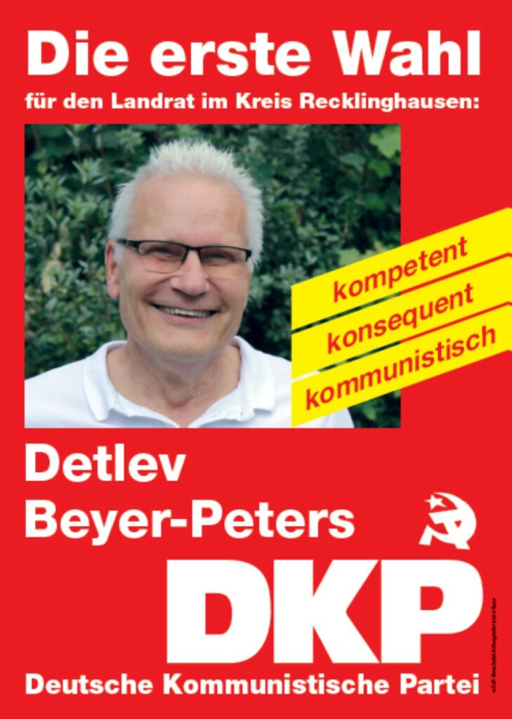 117256958 163001875354466 7086322411262454087 o - DKP tritt im Kreis Recklinghausen zu den Landrat- und Kreistagswahlen an - DKP, Kommunalpolitik, Kommunalwahlen, Wahlen - Blog