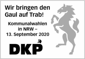 Logo Kommu 2020 - Armutsbekämpfung zu teuer - Bottrop, DKP, Kommunalwahlen - Politik