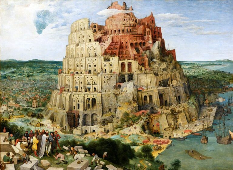 Pieter Bruegel the Elder The Tower of Babel - Wunschort Utopia - Literatur - Kultur