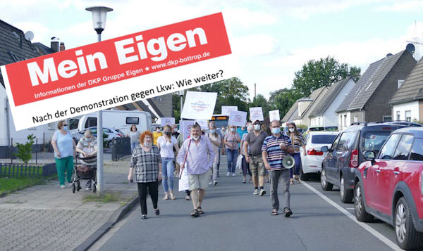 eigen - DKP Bottrop startet eine Unterschriftenaktion gegen den Lkw-Verkehr - Kommunalpolitik - Kommunalpolitik