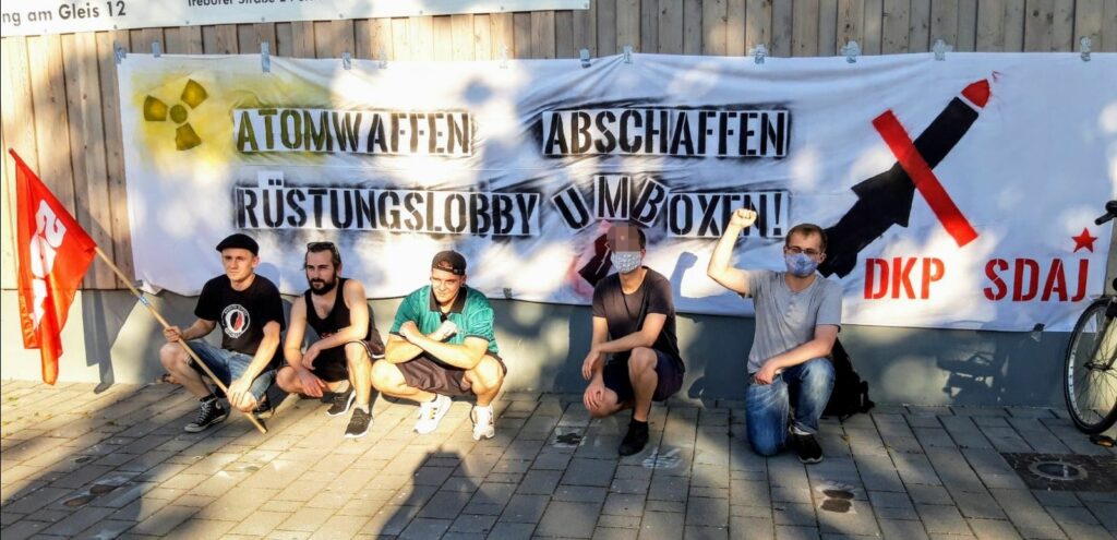 mörfelden1 - DKP-Aktionstage zum 75. Jahrestag der Atombombenabwürfe - Atomwaffen, DKP, Proteste - Blog