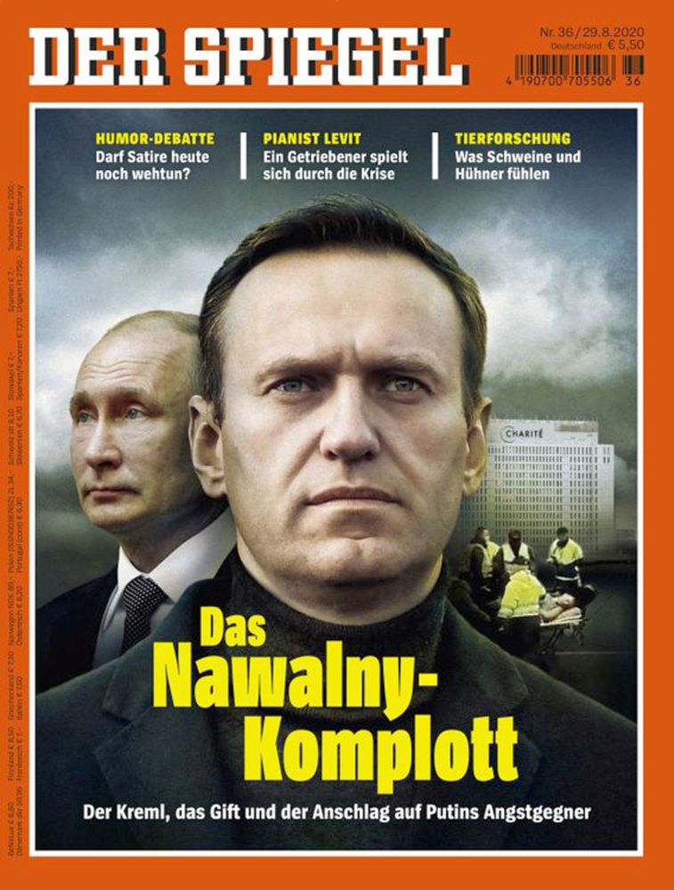 380901 der spiegel Nawalny - Pressefreiheit - UZ vom 18. September 2020 - UZ vom 18. September 2020