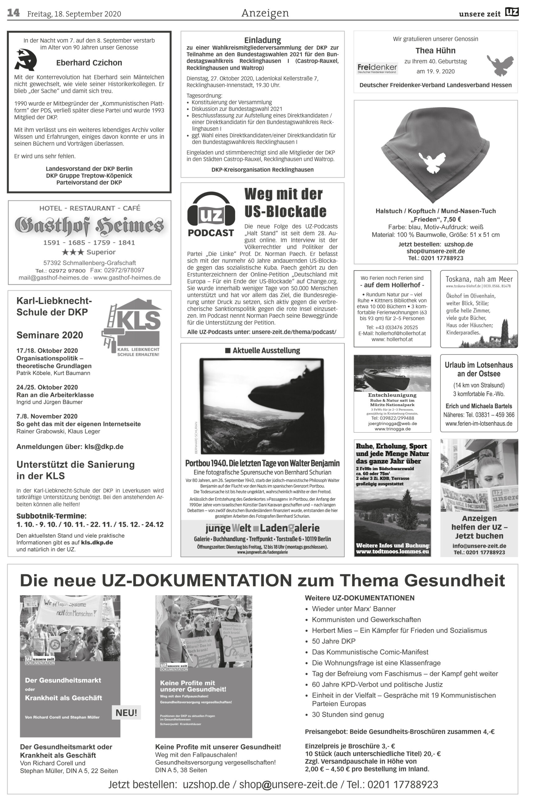 UZ 38 14 scaled - Anzeigen 2020-38 - UZ vom 18. September 2020 - UZ vom 18. September 2020