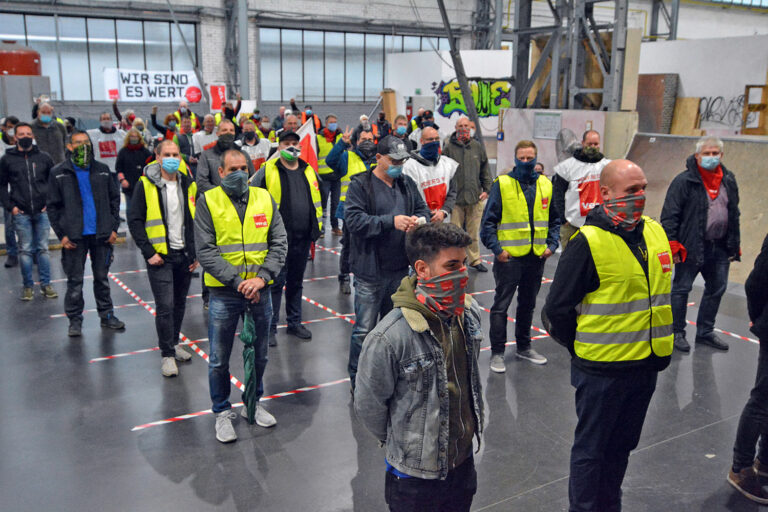 siegen - Ihr seid es, die den Laden am Laufen halten - Streik - Streik