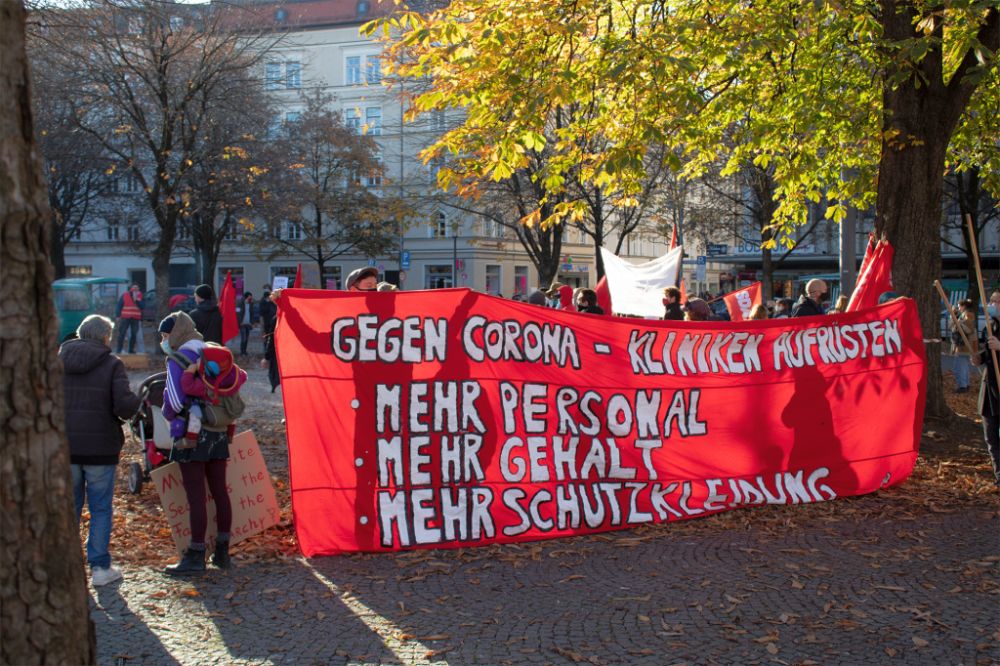 460503 krise - „Die Reichen sollen zahlen“ - Coronavirus, Proteste - Politik