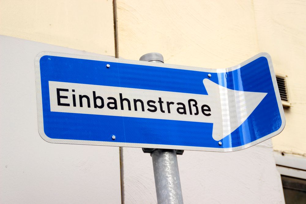 480901 Einbahnstrasse - Solidarität ist keine Einbahnstraße? - Metallindustrie, Tarifkämpfe - Im Bild