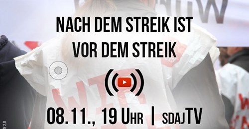 safe image.php - SDAJ-Livestream: Wie weiter nach dem Streik? - Tarifkämpfe - Tarifkämpfe