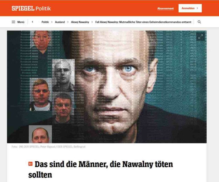 510901 Nawalny Spiegel - Thrillerreihe „Russische Giftmorde“ - Medien - Medien