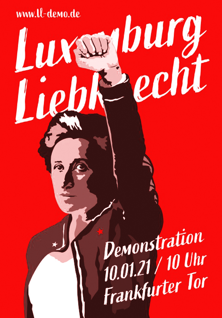 020102 LL Plakat 1 rot - Trotz alledem: Heraus zur LL-Demo! - LLL-Demo - LLL-Demo