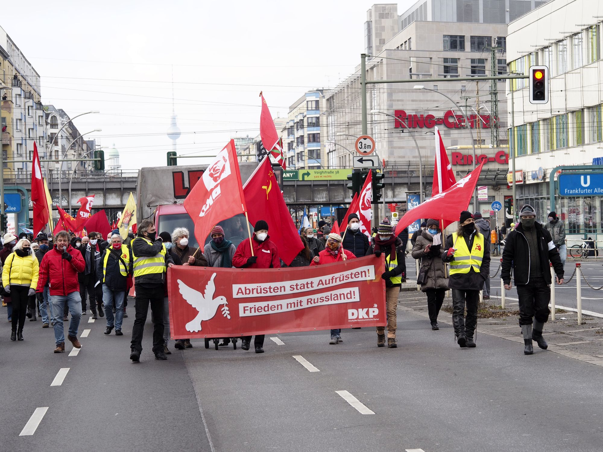 Frank Klopperschlaeger 1 - Rosa & Karl 2021 - Demonstration, Geschichte der Arbeiterbewegung - Im Bild