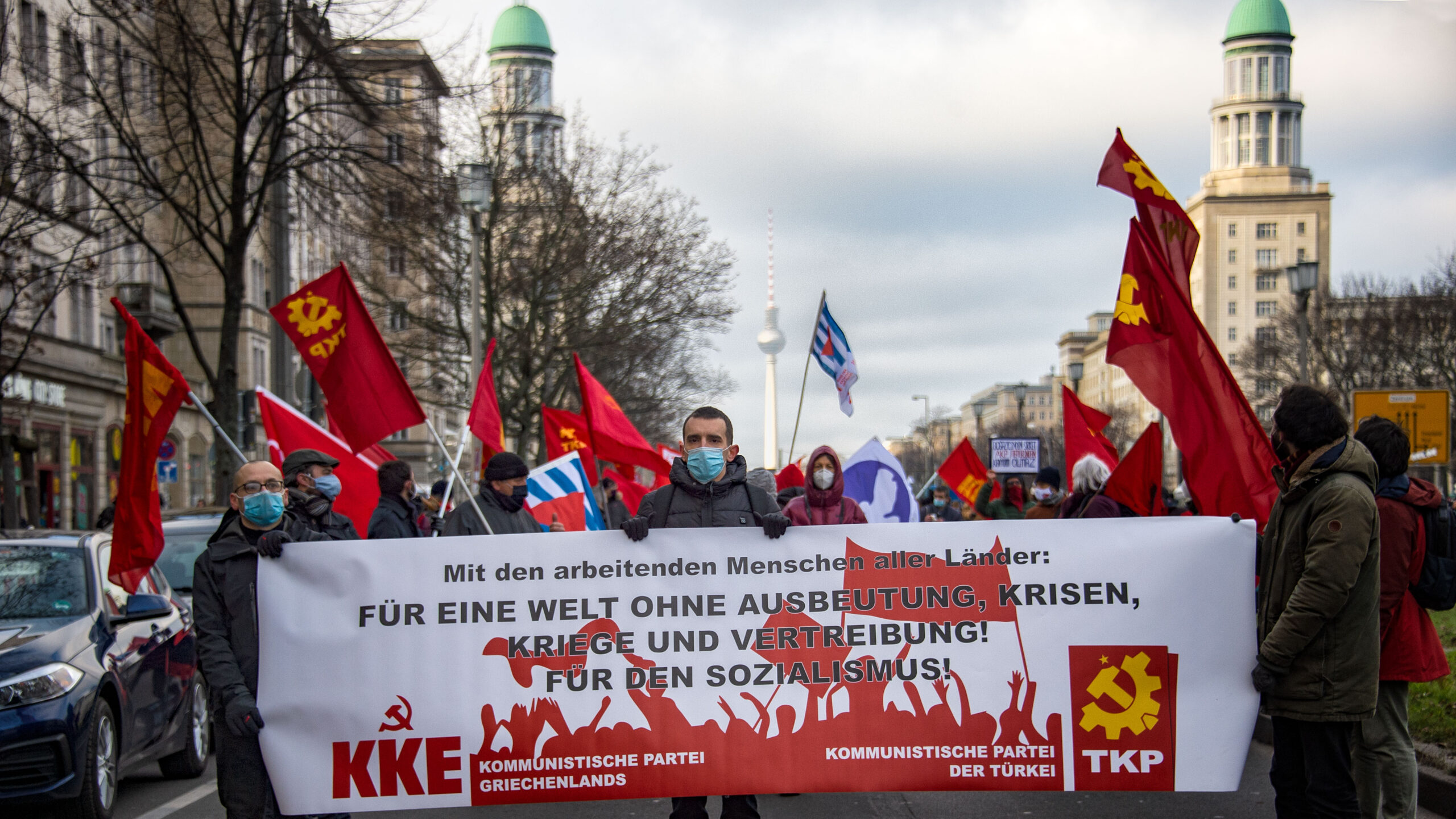 Gabi Senft 3 scaled - Rosa & Karl 2021 - Demonstration, Geschichte der Arbeiterbewegung - Im Bild