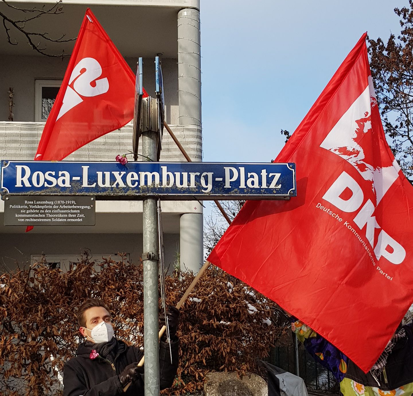 KHviIlMQ - Rosa & Karl 2021 - Demonstration, Geschichte der Arbeiterbewegung - Im Bild