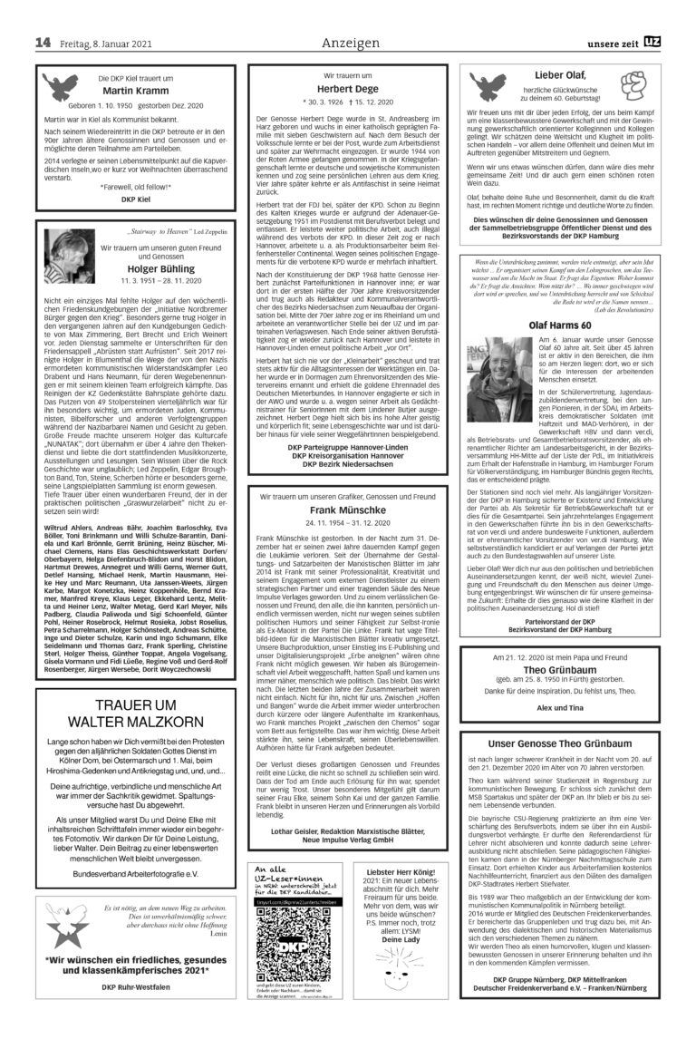 UZ 02 14 - Anzeigen 2021-01 - - Anzeigen