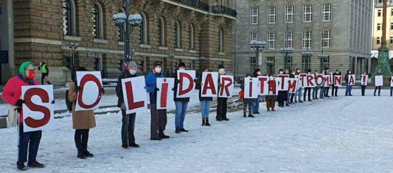 060302 - Welle der Solidarität in Hamburg - Arbeitskämpfe - Arbeitskämpfe