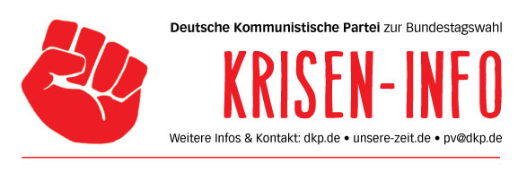 DKP Krisensinfo 2021 1 - Die Reichen müssen zahlen! - Krise - Krise