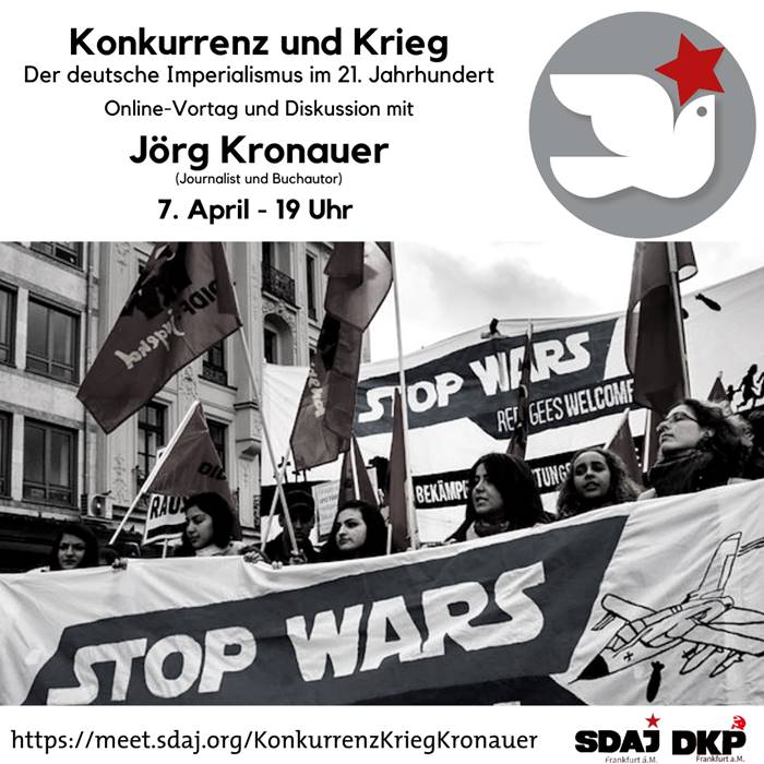 Kronauer Veranstaltung - Konkurrenz und Krieg mit Jörg Kronauer - -