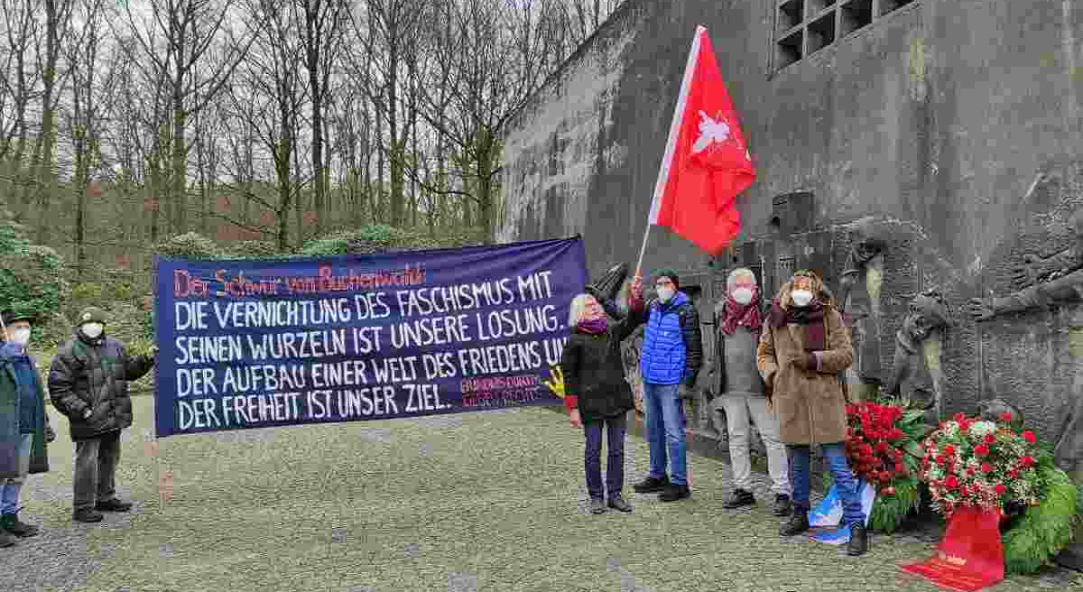 14 15 Foto Bittermark - Stilles Gedenken - §nfb, Antifaschismus, DKP - Aktion