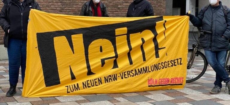 koeln - Versammlungsgesetz stoppen, Grundrechte erhalten! - Proteste - Proteste