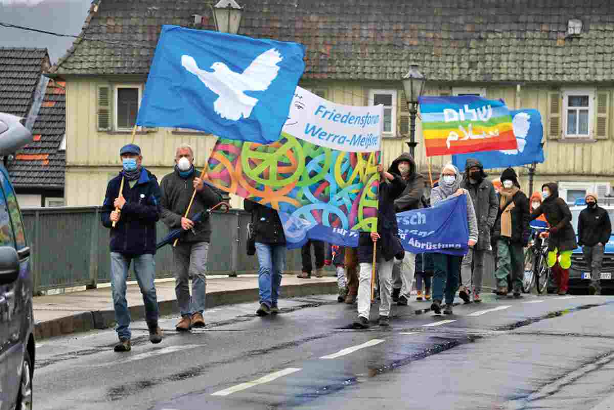 werra meissner - Ostermarsch 2021 - Friedenskampf, Ostermarsch - Im Bild